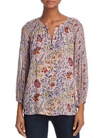 Kandee Floral Print Peasant Top at Bloomingdales